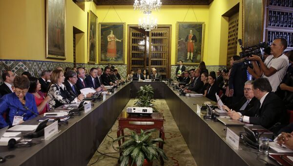 Министри спољних послова Групе Лима током састанка о Венецуели - Sputnik Србија