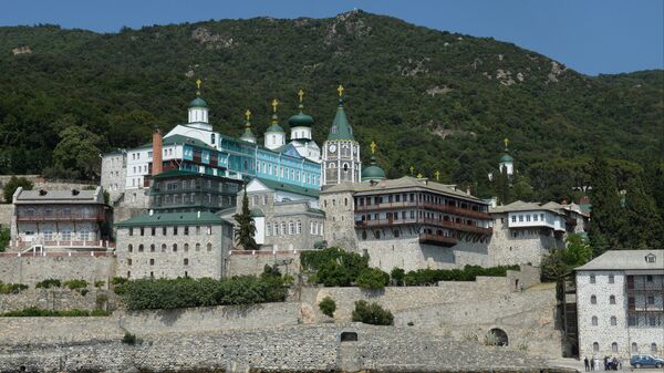 Ruski manastir Svetog Pantelejmona na Svetoj gori - Sputnik Srbija