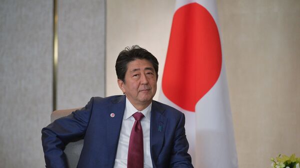 Japanski premijer Šinzo Abe  - Sputnik Srbija