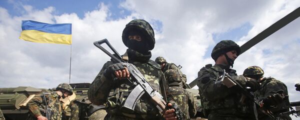 Припадници војске Украјине током војних операција на истоку земље - Sputnik Србија