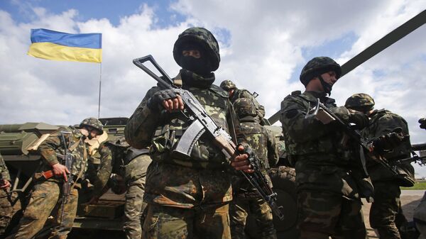 Припадници војске Украјине током војних операција на истоку земље - Sputnik Србија