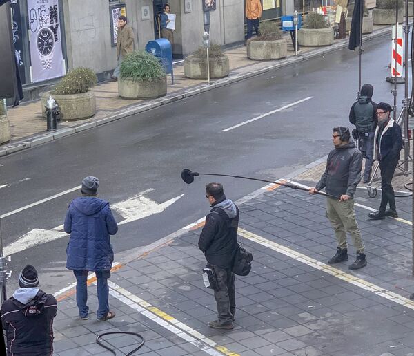 Holivudski glumac Džoni Dep na snimanju scene u Beogradu - Sputnik Srbija