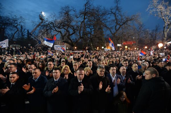Skup u Pančevu u okviru kampanje Budućnost Srbije Skup u Pančevu u okviru kampanje Budućnost Srbije - Sputnik Srbija