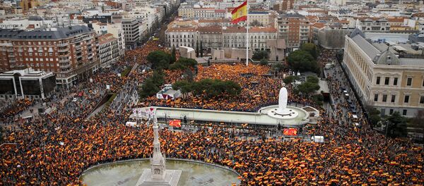 Протест у Мадриду - Sputnik Србија