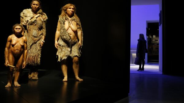 Žene homo sapijensa i neandertalca u Muzeju antropologije u Lionu - Sputnik Srbija
