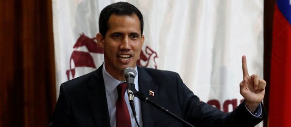 Predsednik Narodne skupštine i samoproglašeni privremeni predsednik Venecuele Huan Gvaido - Sputnik Srbija