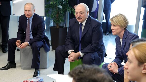 Vladimir Putin i Aleksandar Lukašenko - Sputnik Srbija