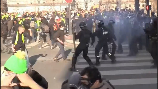 Протести жутих прслука у Француској - Sputnik Србија