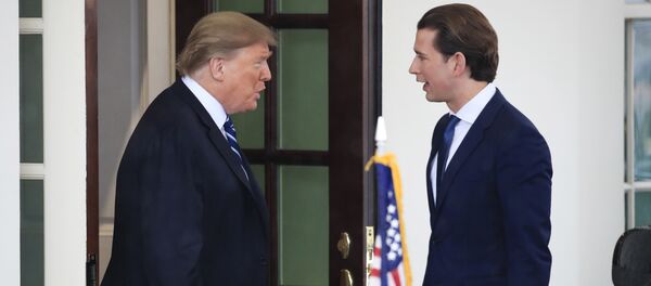 Доналд Трамп и Себастијан Курц - Sputnik Србија