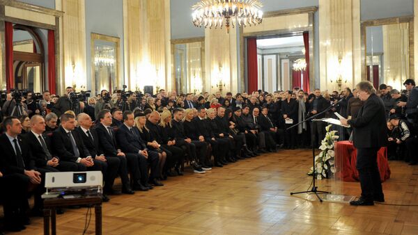 Komemoracija povodom smrti Šabana Šaulića Komemoracija povodom smrti Šabana Šaulića - Sputnik Srbija