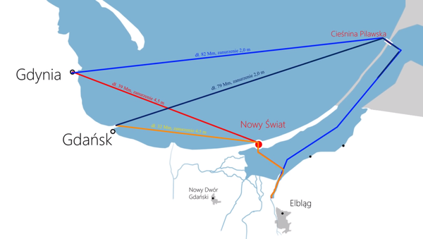 Пољска гради канал за упловљавање бродова у Калињинградски залив - Sputnik Србија