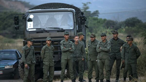 Vojska Venecuele na granici sa Kolumbijom - Sputnik Srbija