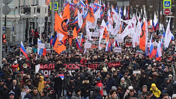 Marš u čast sećanja na Borisa Nemcova - Sputnik Srbija