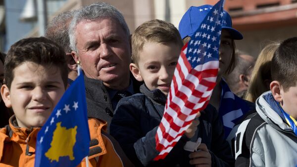 Proslava u Prištini 11. godišnjice od jednostranog proglašenja nezavisnosti takozvanog Kosova - Sputnik Srbija