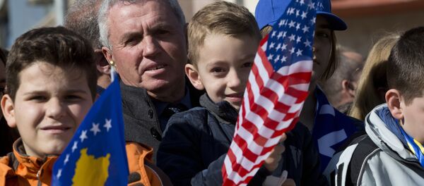 Прослава у Приштини 11. годишњице од једностраног проглашења независности такозваног Косова - Sputnik Србија