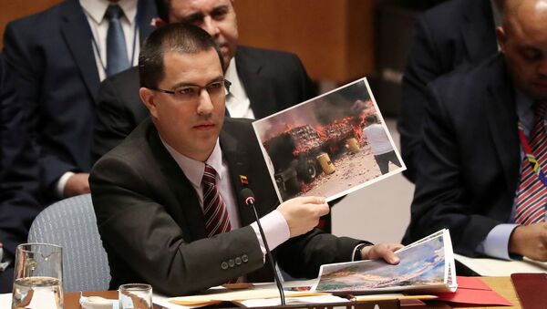 Министар спољних послова Венецуеле Хорхе Ареаса на седници Савета безбедности УН - Sputnik Србија