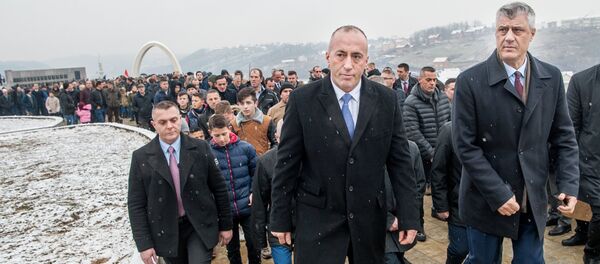 Hašim Tači i Ramuš Haradinaj - Sputnik Srbija