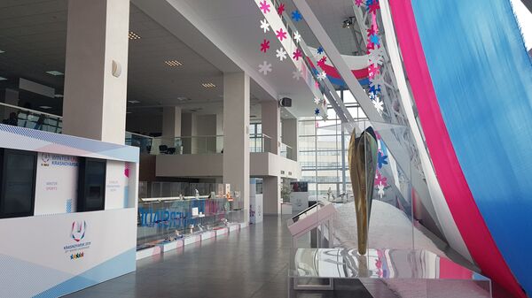 U muzeju se mogu videti i eksponati vezani za Olimpijadu u Sočiju-2014, a takođe i sa Letnje Univerzijade u Kazanju-2013. - Sputnik Srbija