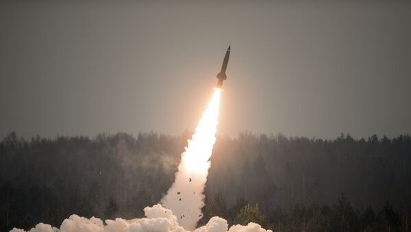 Demonstracija lansiranja rakete sistema Tačka U na poligonu Luga u Lenjingradskoj oblasti Rusije - Sputnik Srbija
