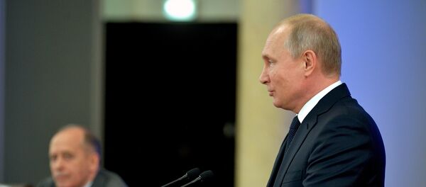 Владимир Путин на колегијуму ФСБ - Sputnik Србија