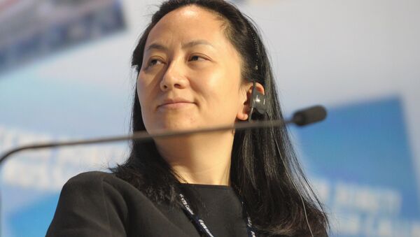 Meng Wanzhou, Chief Executive Officer, Huawei Technologies, attending the 6th Annual VTB Capital Investment Forum Russia Calling at the World Trade Center, October 2, 2014 - Sputnik Srbija