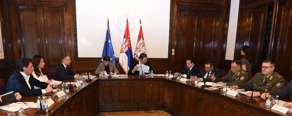 Седница Савета за националну безбедност Седница Савета за националну безбедност - Sputnik Србија