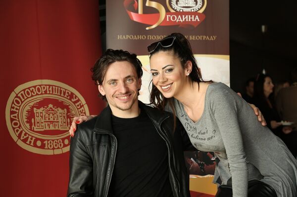 Сергеј Полуњин са новинарком Спутњика Машом Радовић Сергеј Полуњин са новинарком Спутњика Машом Радовић - Sputnik Србија