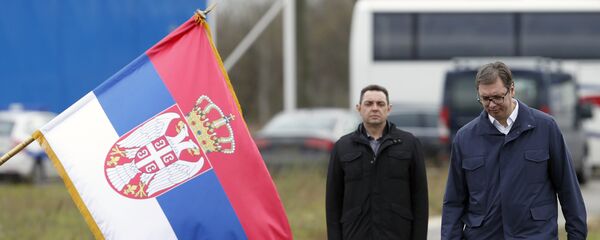 Aleksandar Vulin i Aleksandar Vučić - Sputnik Srbija