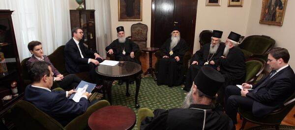 Sasatanak državnog vrha i patrijarha o Kosovu i Metohiji Sasatanak državnog vrha i patrijarha o Kosovu i Metohiji - Sputnik Srbija