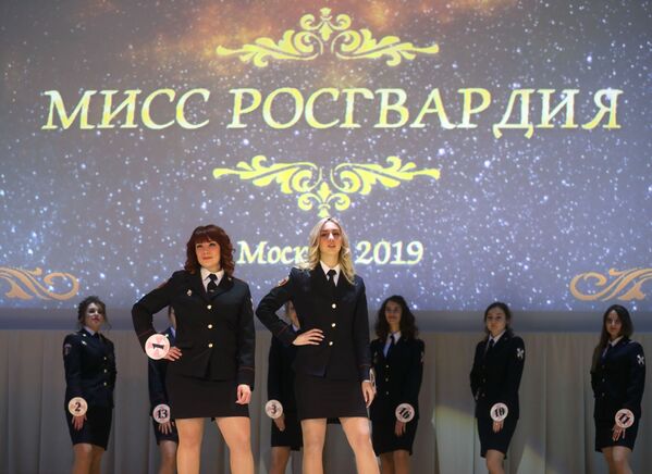 Učesnice finala takmičenja „Mis Ruske garde 2019“. - Sputnik Srbija