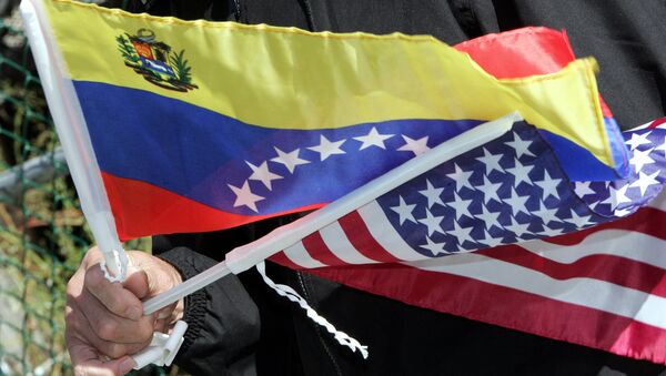 Zastave SAD i Venecuele - Sputnik Srbija