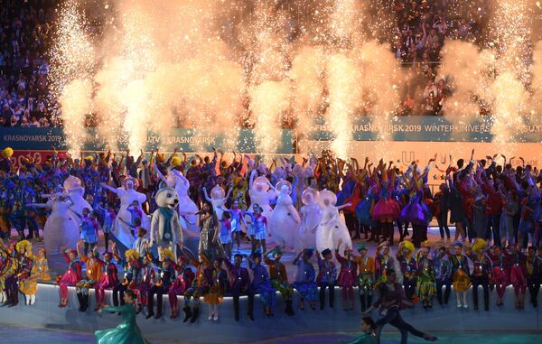 Церемонија затварања Универзијаде у Краснојарску - Sputnik Србија