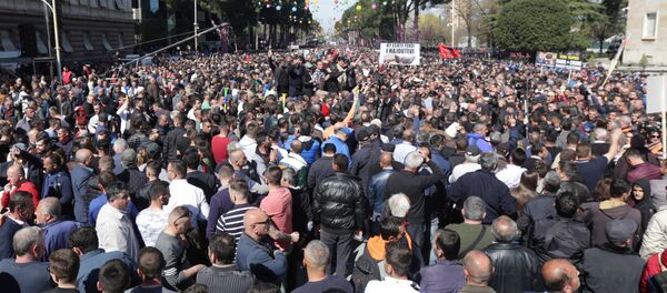 Протести у Албанији - Sputnik Србија