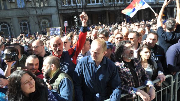 Протест грађана - Sputnik Србија