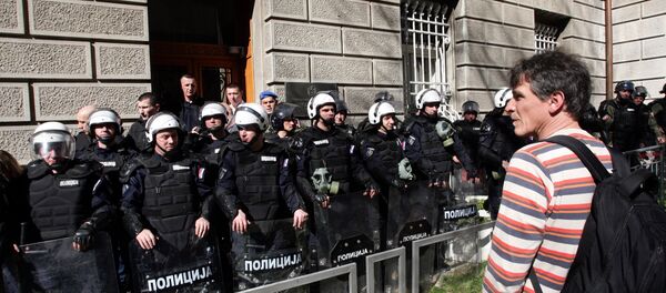 Блокада зграде Председништва - Sputnik Србија