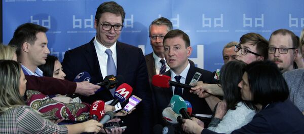 Александар Вучић и Андреј Турчак - Sputnik Србија