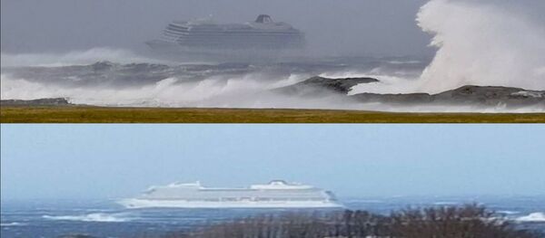 Заробљени крузер у Норвешкој - Sputnik Србија