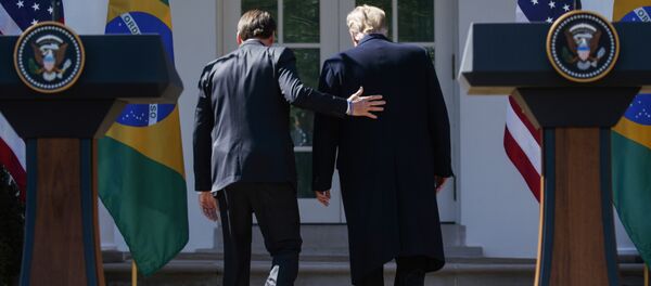 Жаир Болсонаро и Доналд Трамп - Sputnik Србија