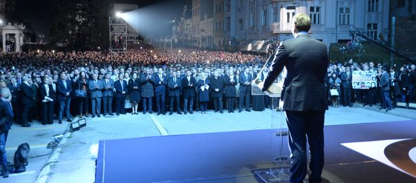 Aleksandar Vučić na svečanosti u Nišu - Sputnik Srbija