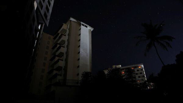 Стамбене зграде током нестанка струје у Каракасу - Sputnik Србија