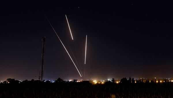 Ракетирање Израела из Појаса Газе - Sputnik Србија