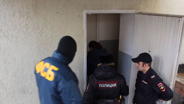 Pripadnici Federalne službe bezbednosti Rusije i policije - Sputnik Srbija