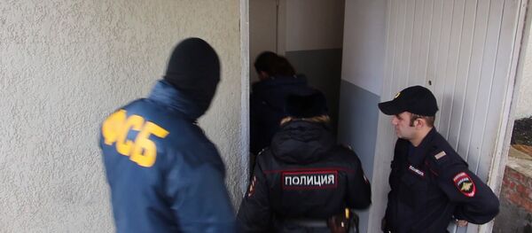 Pripadnici Federalne službe bezbednosti Rusije i policije - Sputnik Srbija