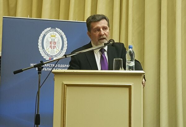 Амбасадор Славенко Терзић на конференцији Амбасадор Славенко Терзић на конференцији - Sputnik Србија