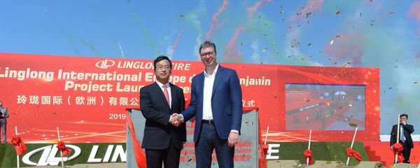 У Зрењанину почиње градња кинеске фабрике Сангдонг Линглонг У Зрењанину почиње градња кинеске фабрике Сангдонг Линглонг - Sputnik Србија