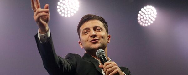 Kandidat za predsednika Ukrajine, komičar Volodimir Zelenski Kandidat za predsednika Ukrajine, komičar Volodimir Zelenski - Sputnik Srbija