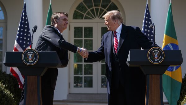 Žair Bolsonaro i Donald Tramp - Sputnik Srbija