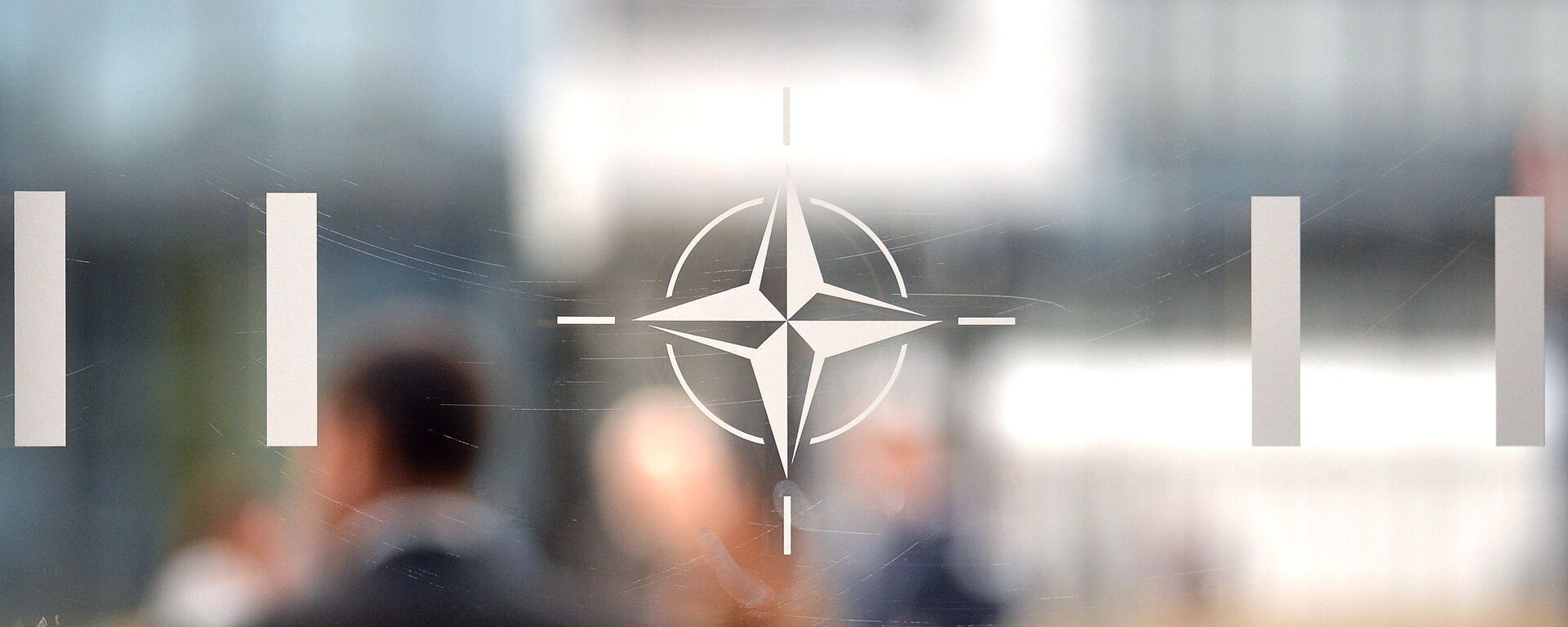 Logo Organizacije Severnoatlanskog sporazuma (NATO) u Briselu - Sputnik Srbija, 1920, 22.10.2021