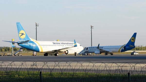 Ukrajinski avioni na aerodromu Borispolj u Kijevu - Sputnik Srbija