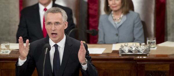 Генерални секретар НАТО-а Јенс Столтенберг обраћа се америчком Конгресу Генерални секретар НАТО-а Јенс Столтенберг обраћа се америчком Конгресу - Sputnik Србија